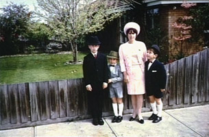 Miniatur Auf dem Weg zur Synagoge