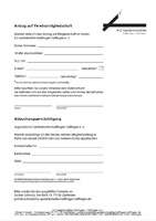 Miniatur Beitrittserklärung